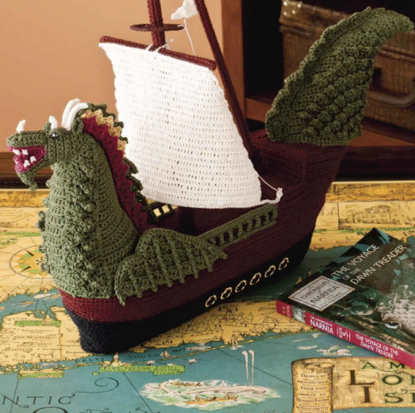 Mini Doll Keychain & Dragon Ship – Crochet Pattern Set - Image 3