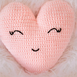 Heart Cushion Crochet Pattern