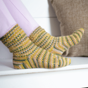 Moss Stitch Socks