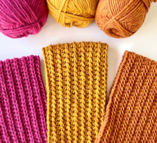Beginner Colorful Crochet Scarves