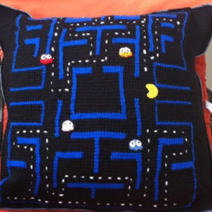 Pac-Man Pillow Crochet Pattern