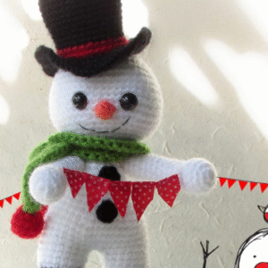 Amy & The Runaway Snowman – Amigurumi Pattern Pack