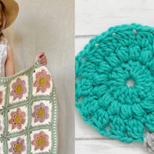 Floral Harmony Crochet Pack: Sunburst Square + Flora Blanket