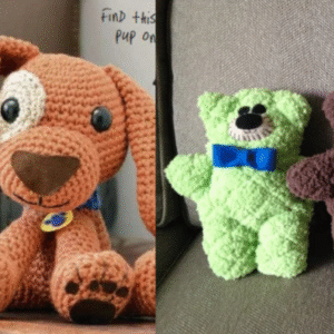 Amigurumi + Boy Bear Crochet Combo