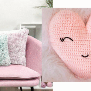 Classic Sherpa Pillow + Heart Cushion Crochet Pattern