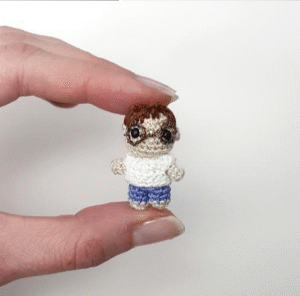 Mini Doll Keychain & Dragon Ship – Crochet Pattern Set